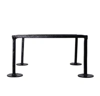 Iron Square Planter Stand It is very light in weight and so it can be moved easily as per your needs Pack of 4 - Free Size, Black, Iron, Pack of 4, Square